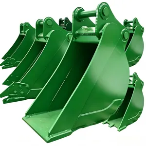 Wholesale 12T Excavator Ditching Bucket 600mm Trench Bucket OEM Custom Black Factory Direct CE ISO thumbnail-1