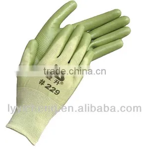 13G Nylon Liner White PU Palm Coated Working Esd pu Coated Gloves thumbnail-1
