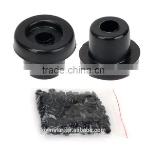 Big Black Soft Silicone Oval Grommets Nipples for Tatto Machine Needles thumbnail-1