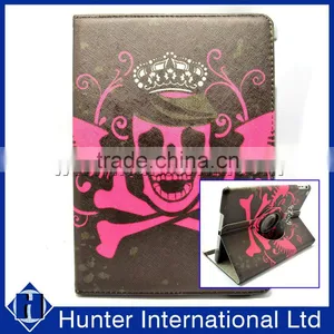 Skull Design Rotating Tablet Case For IPad Air thumbnail-1