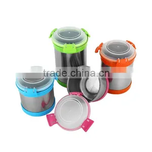 2016 New Product Colorful Kitchen Stainless Steel Canister Sets With Airtigh Lids thumbnail-2