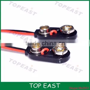 9V I Type 9 Volt Battery Clip Connectors Buckle Cable Battery Terminal Clip thumbnail-1