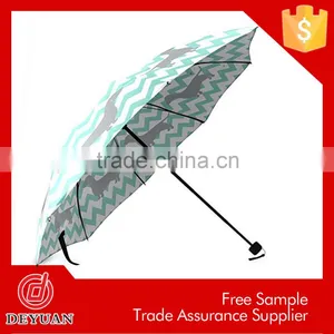 New Design Fashion Manual Polyester Folding Umbrellas thumbnail-4