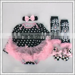 2016 New Style Wholesale Baby Romper 0-12 Month Child Tutu Dress Baby Romper Set thumbnail-2