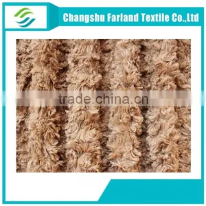 Polyester Stretch Ruffle Plush Fabric thumbnail-2