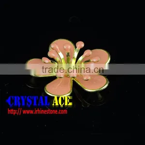 Epoxy Metal Flower Craft, Drip Diamond Double Camellia Flower Craft thumbnail-6