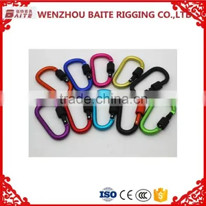 China Supplier High Quality 8mm Carabiner Aluminum Hook With Factory Price thumbnail-1