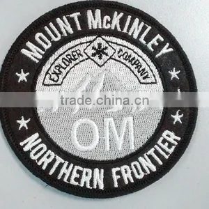 Custom Over Lock Border Polyester Embroidery Patch With Factory Price thumbnail-1