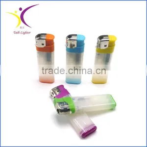 2016 Hot Sale Semitransparent Fashion Disposable Electronic Lighter thumbnail-1