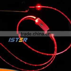 Hot Selling New Flashing LED Earphone With Microphone thumbnail-3