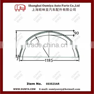 Made in Shanghai Plastic Truck Fender With High Quality 033523AR thumbnail-2