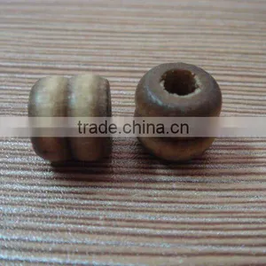 10mm New Style Natural Wooden Ball One Hole thumbnail-1