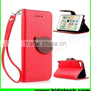 Leaf Shape Flip pu Leather Phone Case for Iphone 6 Iphone 6s Leather Case With Card Holders Wallet Case thumbnail-2