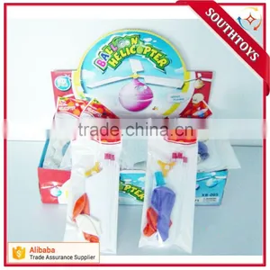Kids Toys Whirly Wing Balloon Helicopter Party Favor Toy Balloon Powered Helicopter Toy thumbnail-2