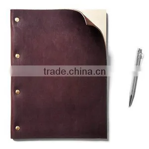 Leather Executive Notebook Loose Leaf Leather Journal Diary Leather Cover Notebook thumbnail-2