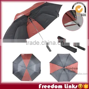 High Quality Reflective 2 Fold Umbrella Customized Logo thumbnail-1