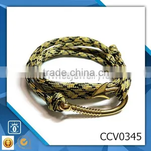 Double Heart Anchor Infinity Bracelet Fashion Anchor Charm Bracelet Fashion Rope Anchor Bracelet Leather Bracelet for Couple thumbnail-1