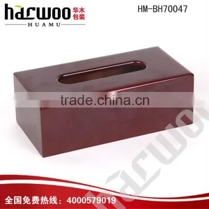 Custom Top Grade Black Square Acrylic Tissue Box for Hotel Promotional thumbnail-2