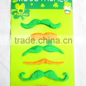 Green Fancy Dress St. Patrick's Day Mustache thumbnail-2