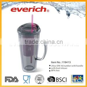 New Design Wholesale Plastic New Fruit Infusion Tumbler thumbnail-3