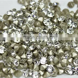 White Clear 1440pieces/bag Sharp Bottom Non Hotfix Glue on Rhinestones Shining Nail Art Crystal thumbnail-4