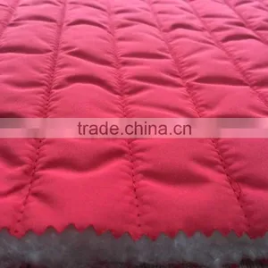 Fashion Polyester Stripe Embroidered Thermal Padded Fabric With Quilting for Down Coats/jacket thumbnail-2