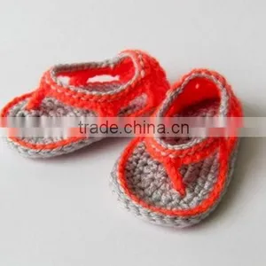 Flip Flops for Baby, Trekkers for Baby,summer Crochet Shoes,crochet Booties Crochet Shoes,newborn Summer Shoes thumbnail-2