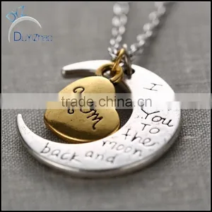 Custom Fashion Jewelry Simple Heart Pendant thumbnail-1
