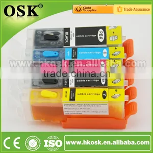 MG6851 MG6852 Printer Edible Ink Cartridge for Canon PGI570 CLI571 Water Based Edible Ink Cartridge With Arc Chip thumbnail-5
