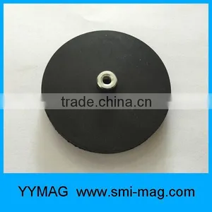 Multi-poles Rubber Covered Neodymium POT Magnet For Taxi Signs thumbnail-3