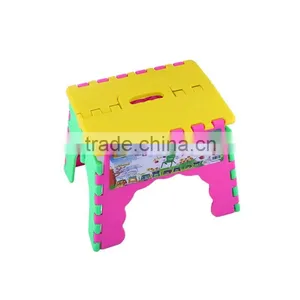 Portable Outdoor Sports Kids Chairs Folding Camping Picnic Step Stool Plastic Foldable Chair Gift for Kid thumbnail-1