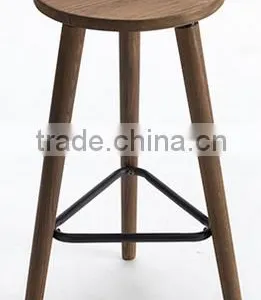 Solid Wood High Retro Bar Stools HLM-3011 thumbnail-1