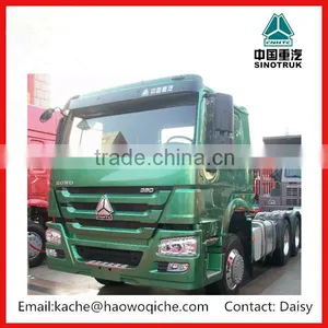 2016 New 80ton Sinotruk 371hp Howo 6x4 Tractor Truck for Ethiopia Market thumbnail-4