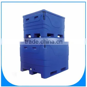 1000ltr Larger Size Insulated Cool Bins, Plastic Fish Box For Fishing Vessel thumbnail-5