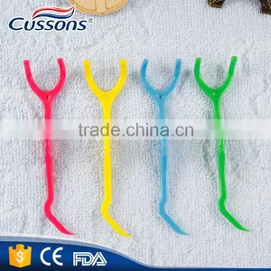 Promotional Logo OEM Printed Custom Plastic Dental Floss Pick thumbnail-2