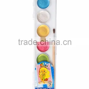 Pearl Watercolor, Water Color, Watercolour 7 Colors With/without Brush thumbnail-2