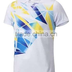 Grade Original New Badminton Shirt,cheap Badminton Jersey Made in Thailand,Badminton Uniform With Collar thumbnail-4