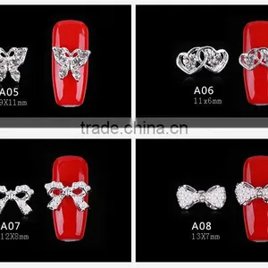 2016 Most Fashion Sliver Jewlery Set for Aluminum Alloy Nail Decoration thumbnail-2