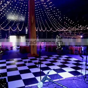 Rental Stage Platform Black White Dance Floor Portable thumbnail-4
