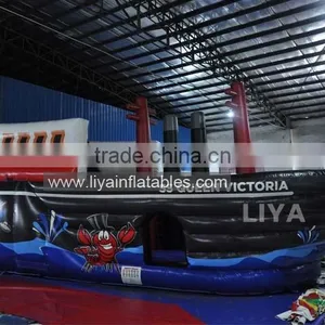 EN71 PVC Cheap Inflatable Pirate Boat thumbnail-1