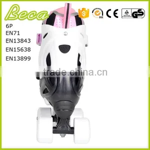 Wholesale Adjustable Pink Quad Speed Skates for Kids thumbnail-4