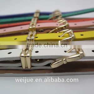 Fashion Leather Belt With Tinny Bow Tie for Women thumbnail-2