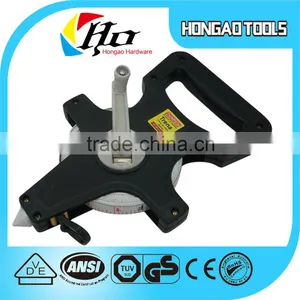 Wholesale White Metric and Inch Plastic Hook Blade Fiber Glass Plastic Measuring Tape thumbnail-4