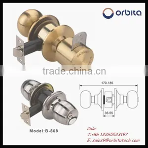 2015 New Product Hotel Bathroom Door Lock , Stainless Steel Door Lock thumbnail-1