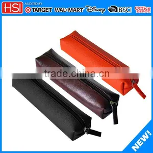 BSCI Audited Wholesale pu Plain Pencil Case thumbnail-1