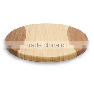 Round Bamboo Wood Chopping Block thumbnail-1