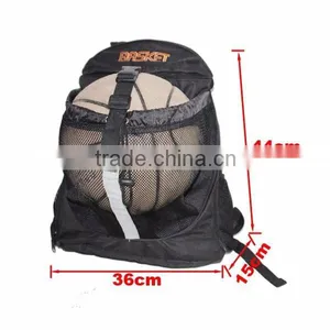China Supplier High Quality Basket Ball School Bags Customized Oxford Backpack With Ball Pocket BB002 thumbnail-2