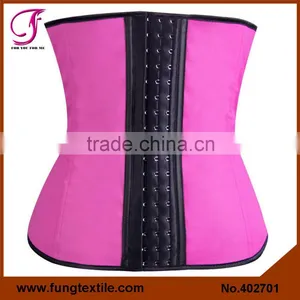 402704 SGS Certification Approved 2015 New Sexy Purple Steel Boned Underbust Rubber Waist Corset thumbnail-4