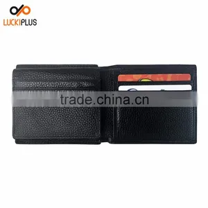 Luckiplus Leather RFID Blocking Leather Wallet for Men and Women Credit Card Protector thumbnail-2