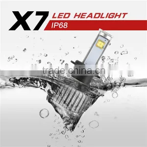 2016 New Product Retail Car Accessories Led Headlight Bulb 40w 80w 4800LM X7 Auto H7 thumbnail-3